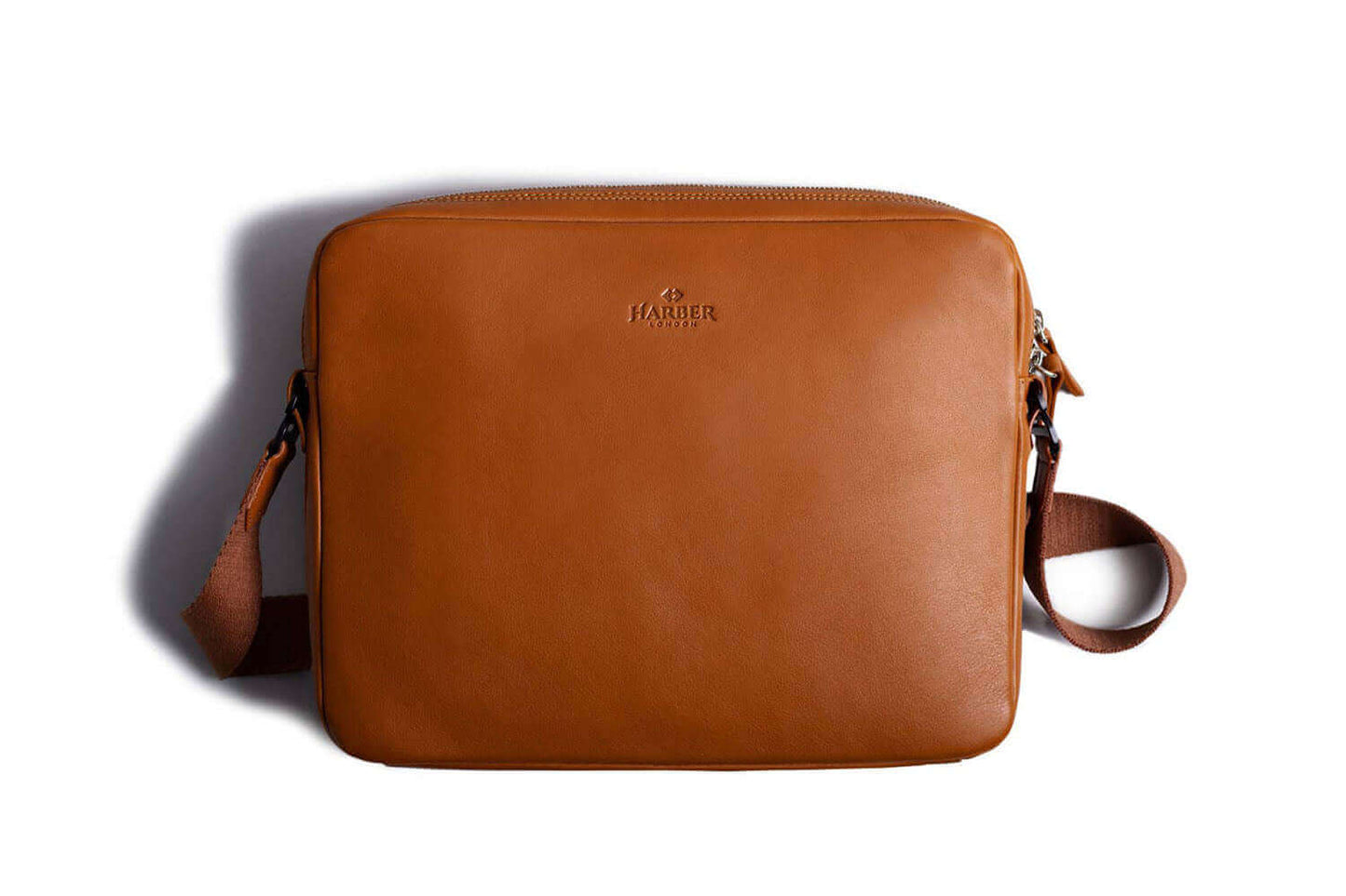 Leather Messenger Bag for iPad-0