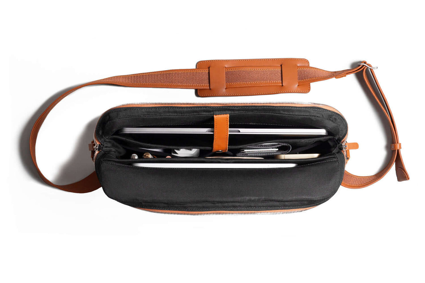 Leather Messenger Bag for MacBook-1