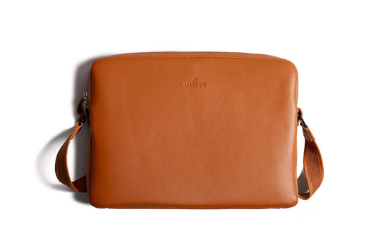 Leather Messenger Bag for MacBook-0