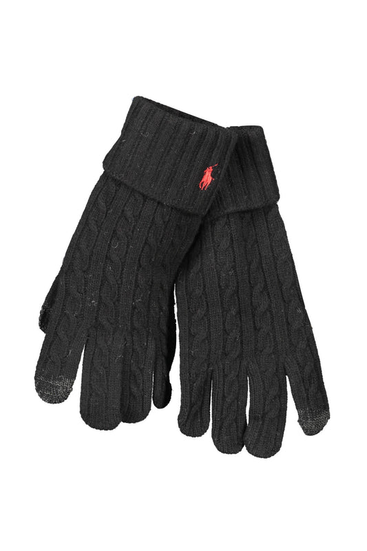 RALPH LAUREN MEN'S BLACK GLOVES-0